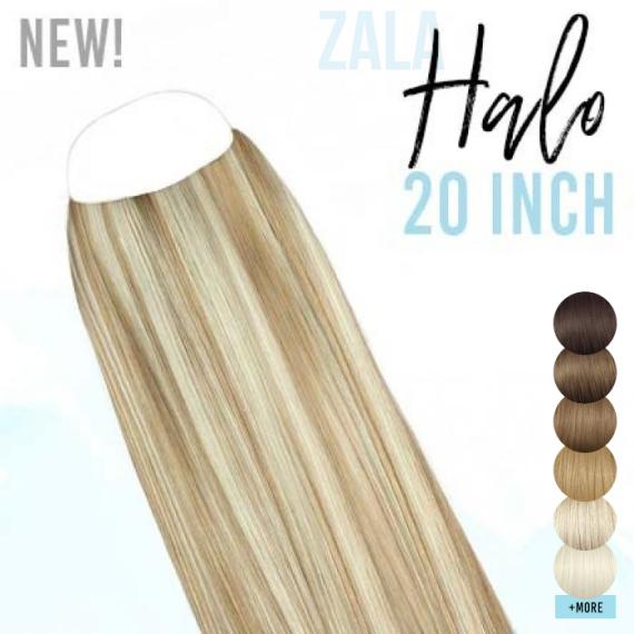 ZALA - 20-INCH HALO HAIR EXTENSIONS - 100% HUMAN REMY HALO HAIR EXTENSIONS