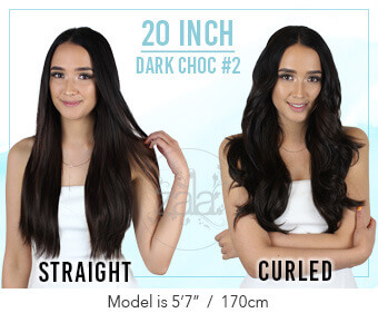20 hair extensions before and after 