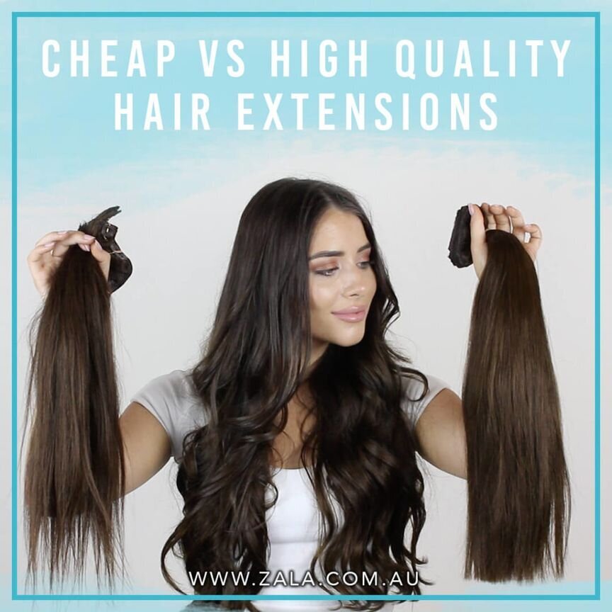 Low vs High Quality Hair Extensions