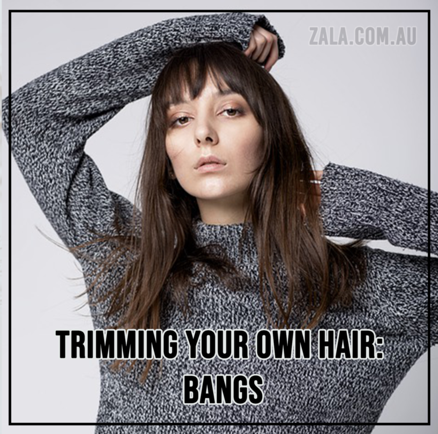 Trimming Your Own Hair: Bangs