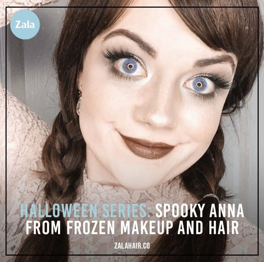 Halloween Hair Series: Spooky Anna Makeup and Hair Tutorial
