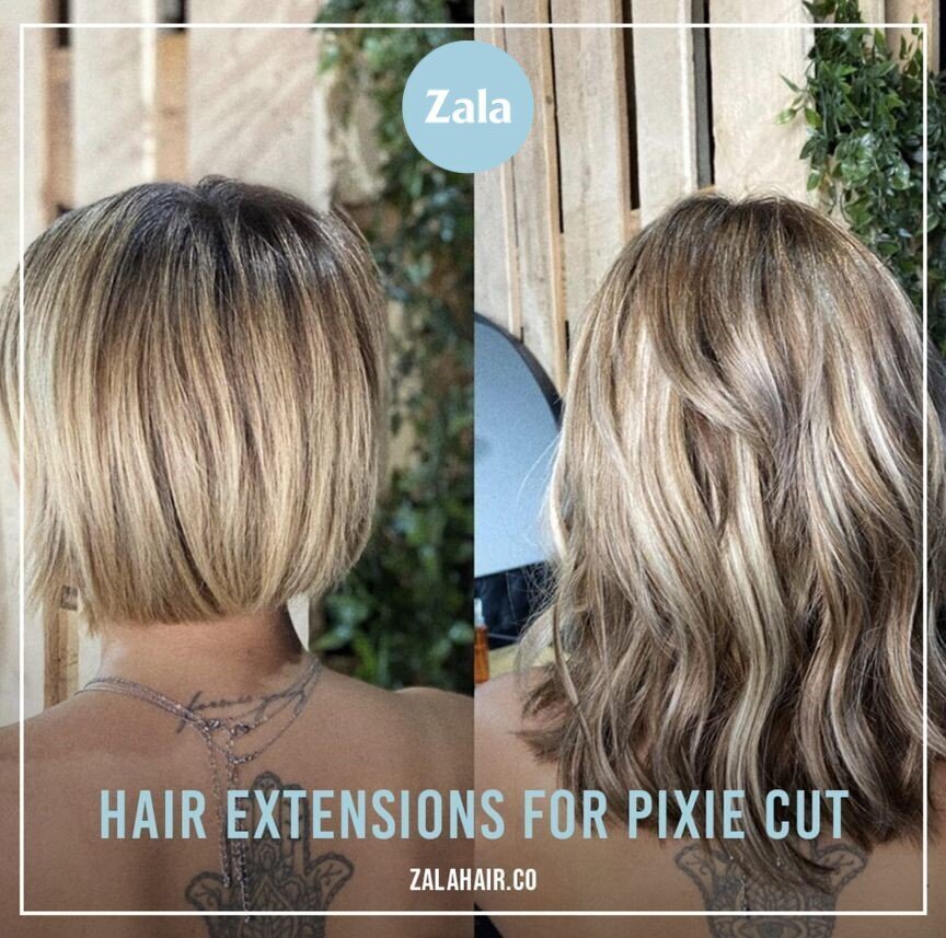 ZALA - HAIR EXTENSIONS FOR PIXIE CUT