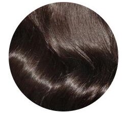 Dark brown clip in hair extensions