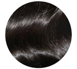 Off black clip in hair extensions